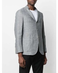 Blazer en lin gris Barba