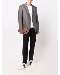 Blazer en lin gris Z Zegna