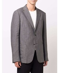 Blazer en lin gris Z Zegna