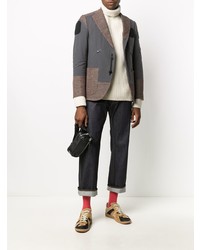 Blazer en lin marron Junya Watanabe MAN