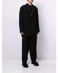 Blazer en lin noir Yohji Yamamoto