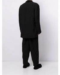 Blazer en lin noir Yohji Yamamoto