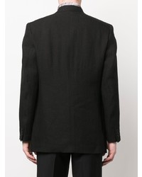 Blazer en lin noir Yohji Yamamoto