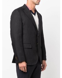 Blazer en lin noir Caruso