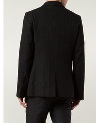 Blazer en lin noir Ann Demeulemeester