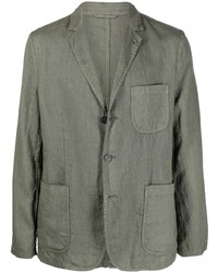 Blazer en lin olive Aspesi