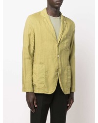 Blazer en lin olive Aspesi