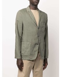 Blazer en lin olive Aspesi