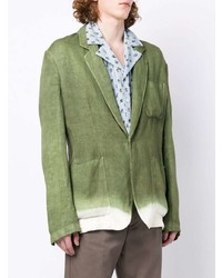 Blazer en lin olive Nick Fouquet