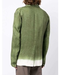 Blazer en lin olive Nick Fouquet