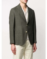 Blazer en lin olive Eleventy