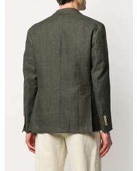 Blazer en lin olive Eleventy