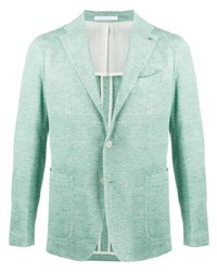 Blazer en lin vert menthe Tagliatore