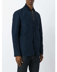 Blazer en nylon bleu marine Moncler