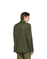 Blazer en nylon olive Acne Studios