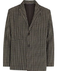 Blazer en pied-de-poule gris foncé Homme Plissé Issey Miyake