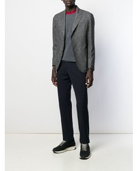 Blazer en pied-de-poule gris foncé Eleventy