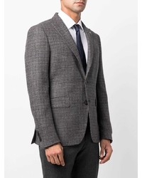 Blazer en pied-de-poule gris foncé Tagliatore