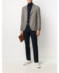 Blazer en pied-de-poule gris Lardini