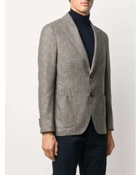 Blazer en pied-de-poule gris Lardini