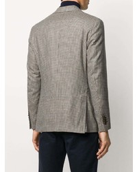 Blazer en pied-de-poule gris Lardini