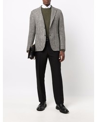 Blazer en pied-de-poule gris Tagliatore