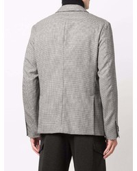 Blazer en pied-de-poule gris Emporio Armani