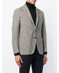 Blazer en pied-de-poule gris Bagnoli Sartoria Napoli