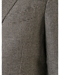 Blazer en pied-de-poule marron Lardini