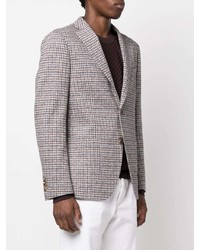 Blazer en pied-de-poule multicolore Etro