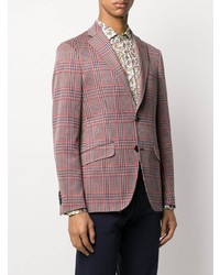 Blazer en pied-de-poule multicolore Etro