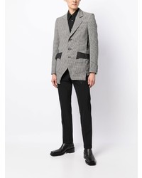 Blazer en pied-de-poule noir Sulvam