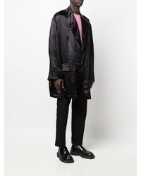 Blazer en satin noir Comme Des Garcons Homme Plus