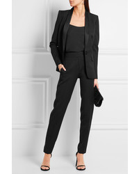 Blazer en satin noir Pallas