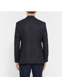 Blazer en soie bleu marine Richard James