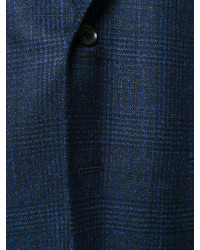 Blazer en soie bleu marine Caruso