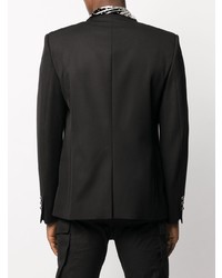 Blazer en soie noir Balmain