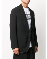 Blazer en soie noir Undercover