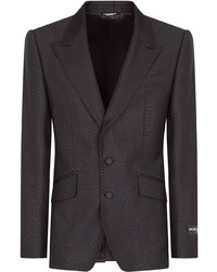 Blazer en soie pourpre foncé