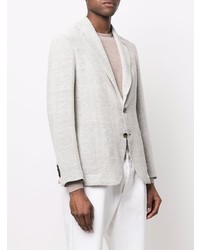 Blazer en tricot blanc Lardini