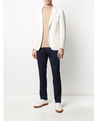 Blazer en tricot blanc Tagliatore