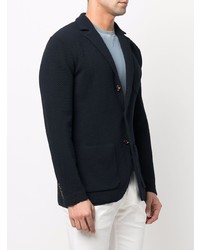 Blazer en tricot bleu marine Eleventy