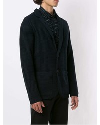 Blazer en tricot bleu marine Armani Exchange