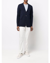 Blazer en tricot bleu marine Eleventy