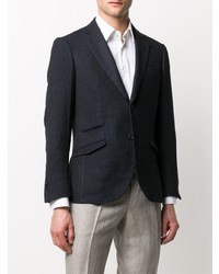 Blazer en tricot bleu marine Maurizio Miri