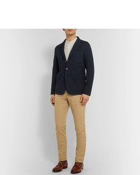 Blazer en tricot bleu marine Barena