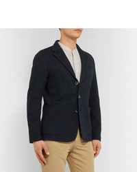 Blazer en tricot bleu marine Barena