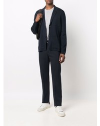 Blazer en tricot bleu marine BOSS