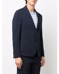 Blazer en tricot bleu marine Daniele Alessandrini