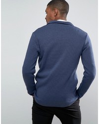 Blazer en tricot bleu marine Asos